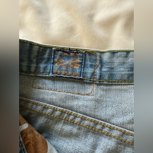 🍀VINTAGE Lucky Brand Easy Rider Button Fly size 32 Short🍀 - Picture 9 of 11
